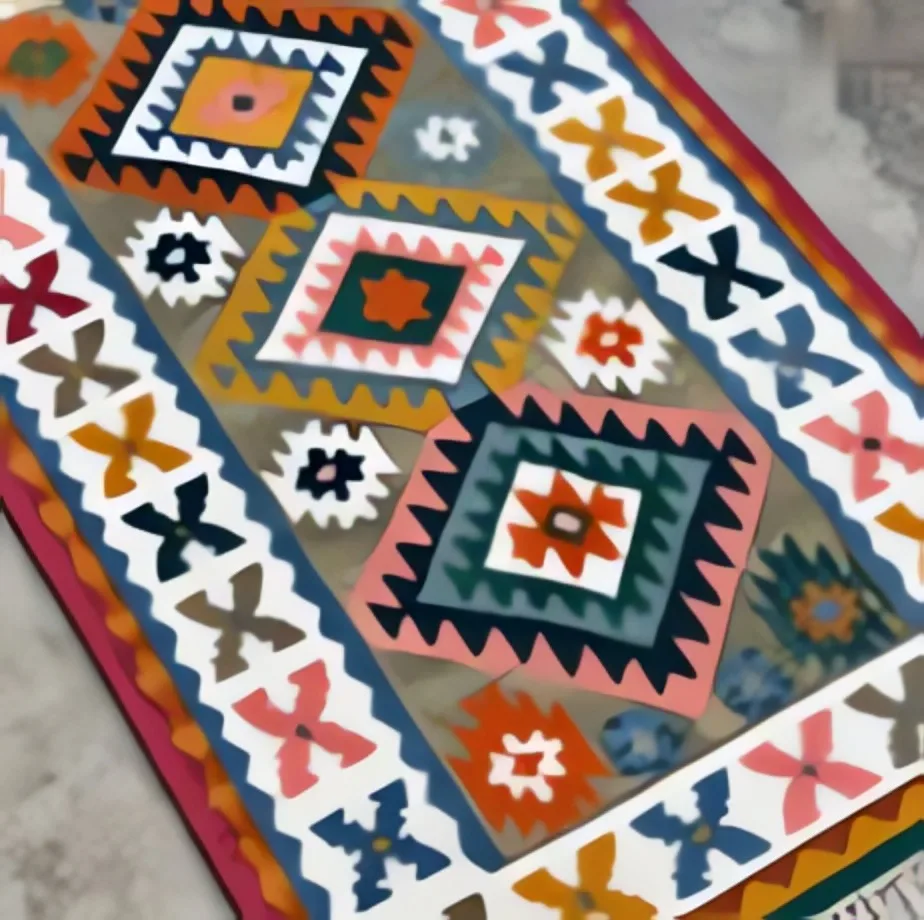 Artisan Mosaic Heritage Rug — full rug