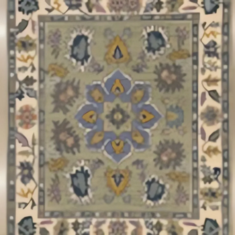 Floral Heritage Rug — full rug