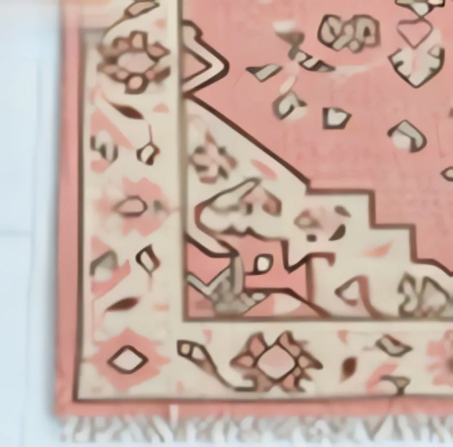 Rose Heritage Rug — close-up